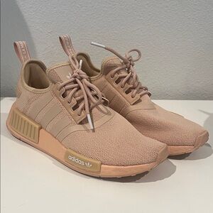 adidas gazelle silver green womens Shop Beige Womens NMD R1 Lace Up Sneakers – Shoebacca main image 0